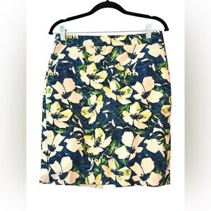 J. Crew Floral Print Women's Skirt - The Pencil Skirt